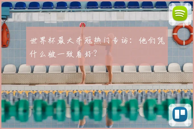 世界杯最大夺冠热门专访:他们凭什么被一致看好?