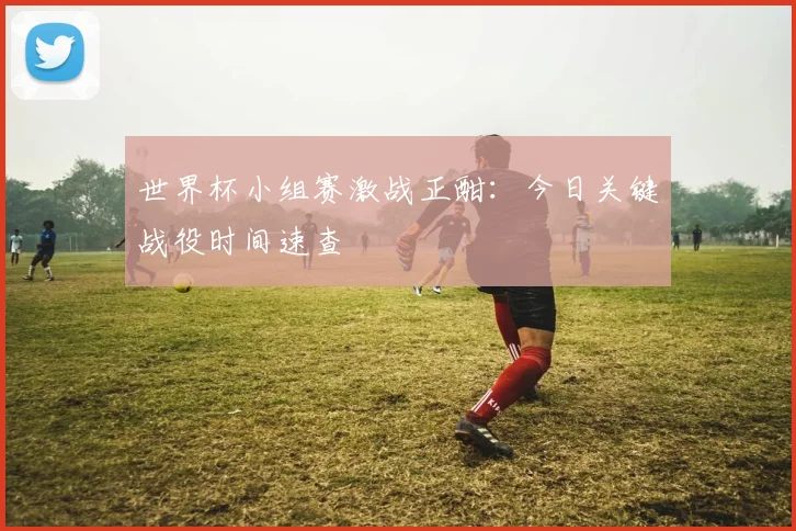 世界杯小组赛激战正酣:今日关键战役时间速查