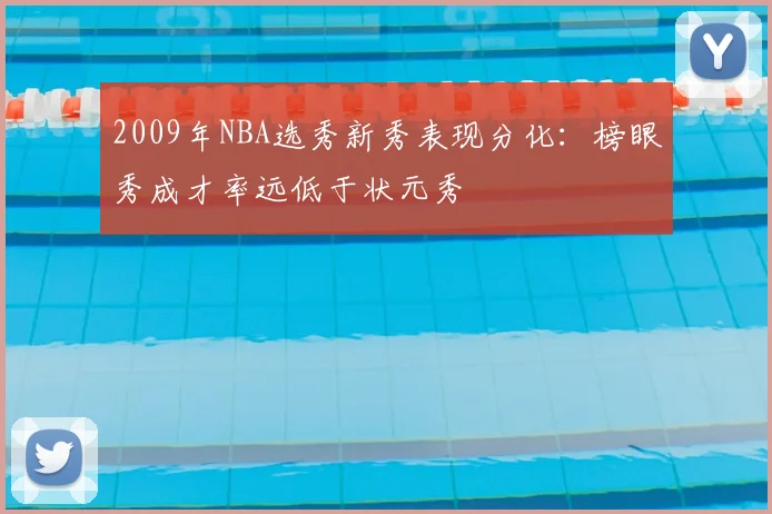2009年NBA选秀新秀表现分化:榜眼秀成才率远低于状元秀